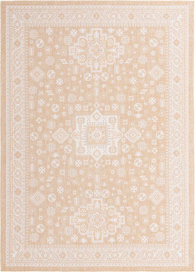 Detail image of 10' x 14' Easy-Clean Aztec Indoor / Outdoor Rug