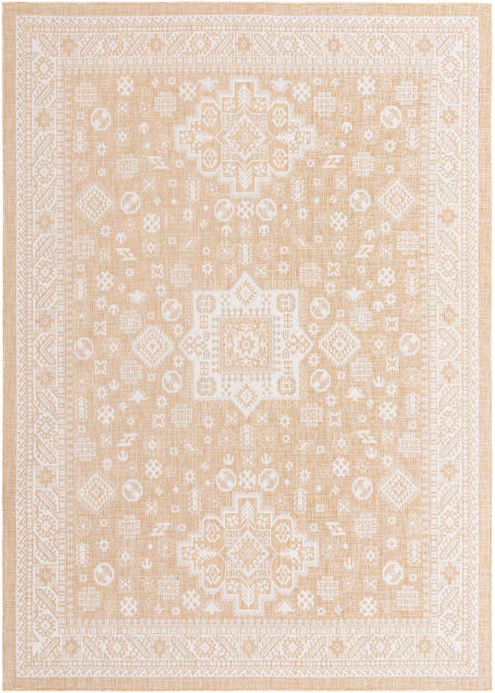 10' x 13' Easy-Clean Aztec Indoor / Outdoor Rug