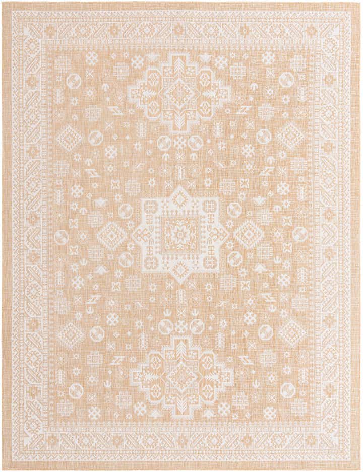 10' x 13' Easy-Clean Aztec Indoor / Outdoor Rug