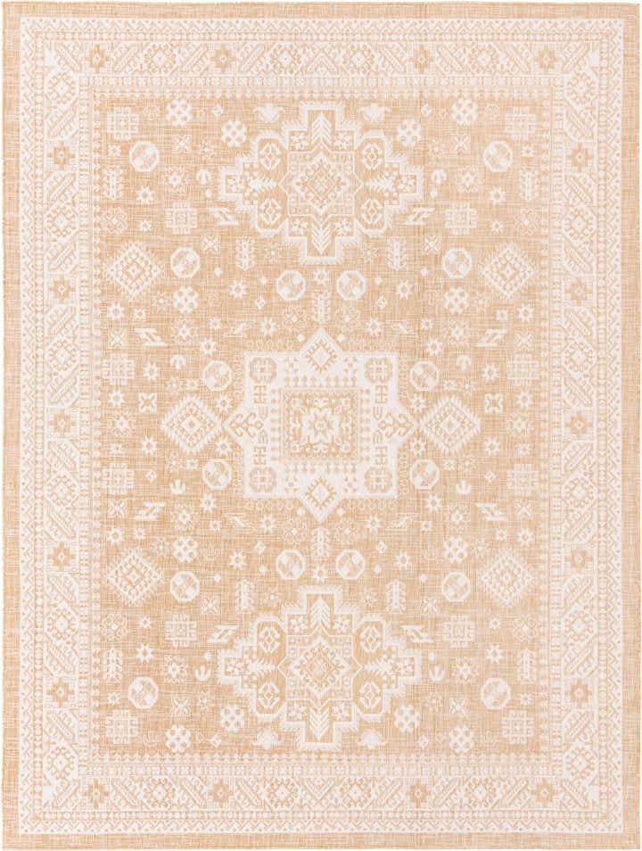 9' x 12' Easy-Clean Aztec Indoor / Outdoor Rug