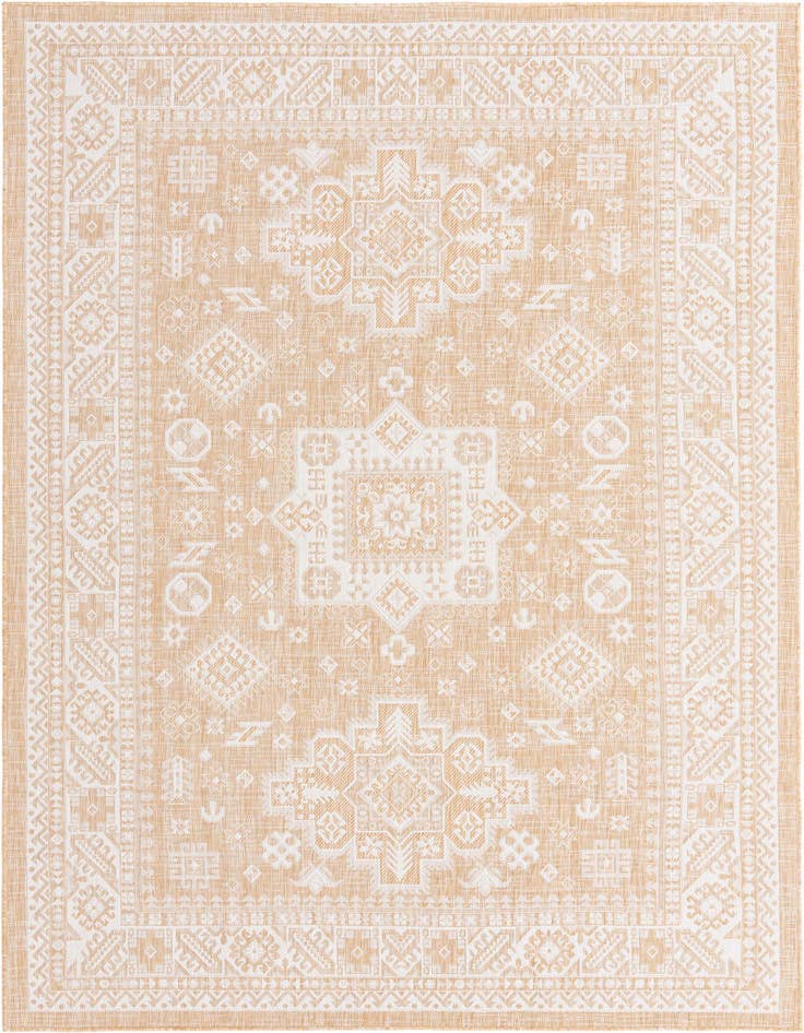 Detail image of 7' x 10' Easy-Clean Aztec Indoor / Outdoor Rug