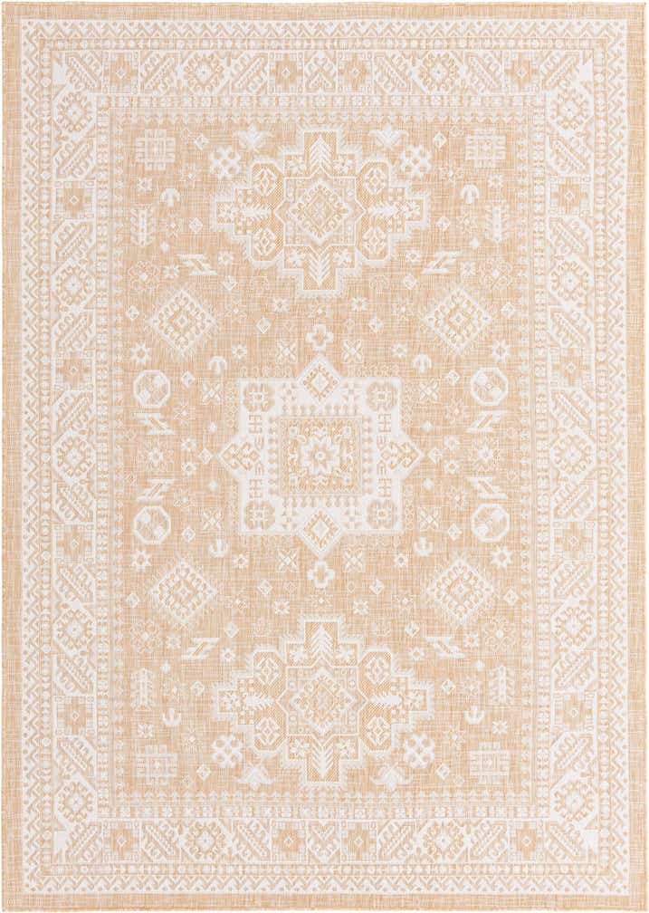 7' x 10' Easy-Clean Aztec Indoor / Outdoor Rug