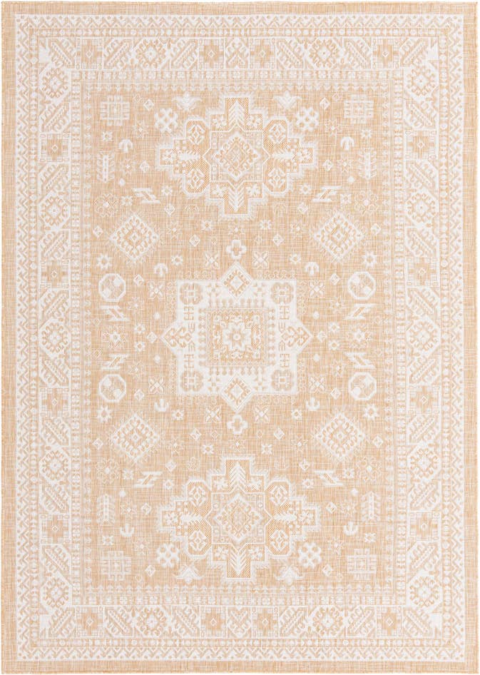 Detail image of 7' x 10' Easy-Clean Aztec Indoor / Outdoor Rug