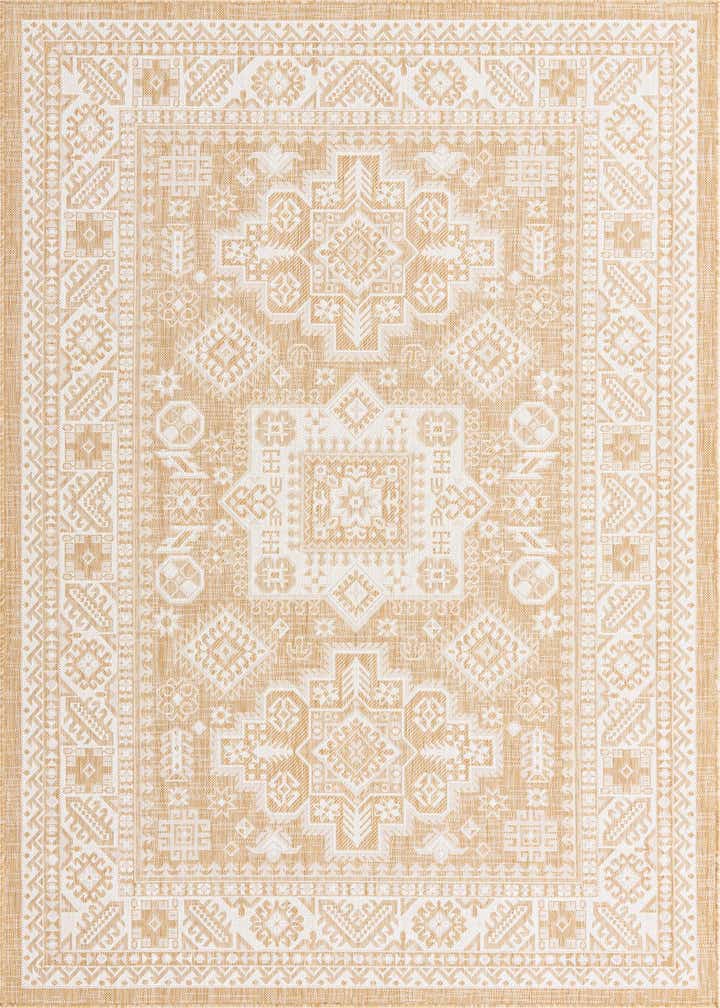 6' x 9' Easy-Clean Aztec Indoor / Outdoor Rug