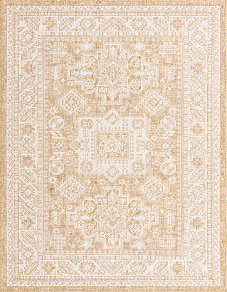 Detail image of 6' x 9' Easy-Clean Aztec Indoor / Outdoor Rug