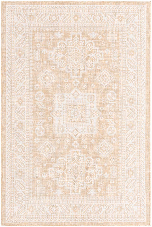 Detail image of 5' 3 x 8' Easy-Clean Aztec Indoor / Outdoor Rug
