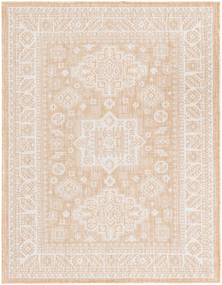Detail image of 4' x 6' Easy-Clean Aztec Indoor / Outdoor Rug