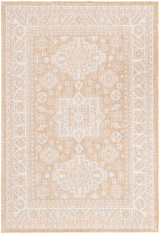 Detail image of 4' x 6' Easy-Clean Aztec Indoor / Outdoor Rug