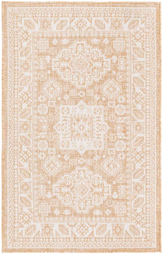 3' x 5' 3 Easy-Clean Aztec Indoor / Outdoor Rug