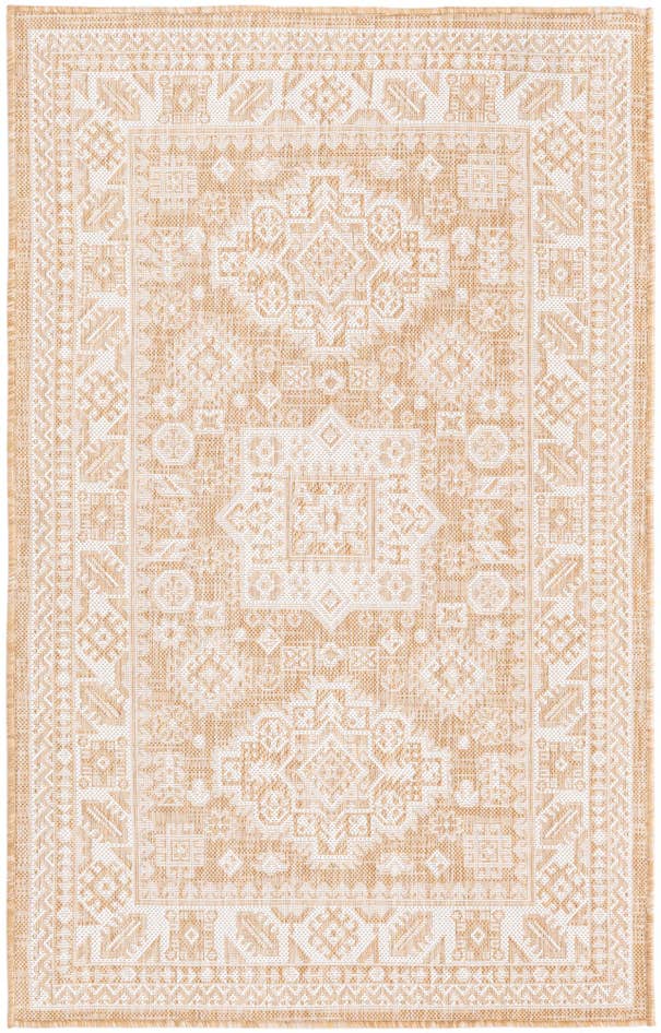 Detail image of 3' x 5' 3 Easy-Clean Aztec Indoor / Outdoor Rug