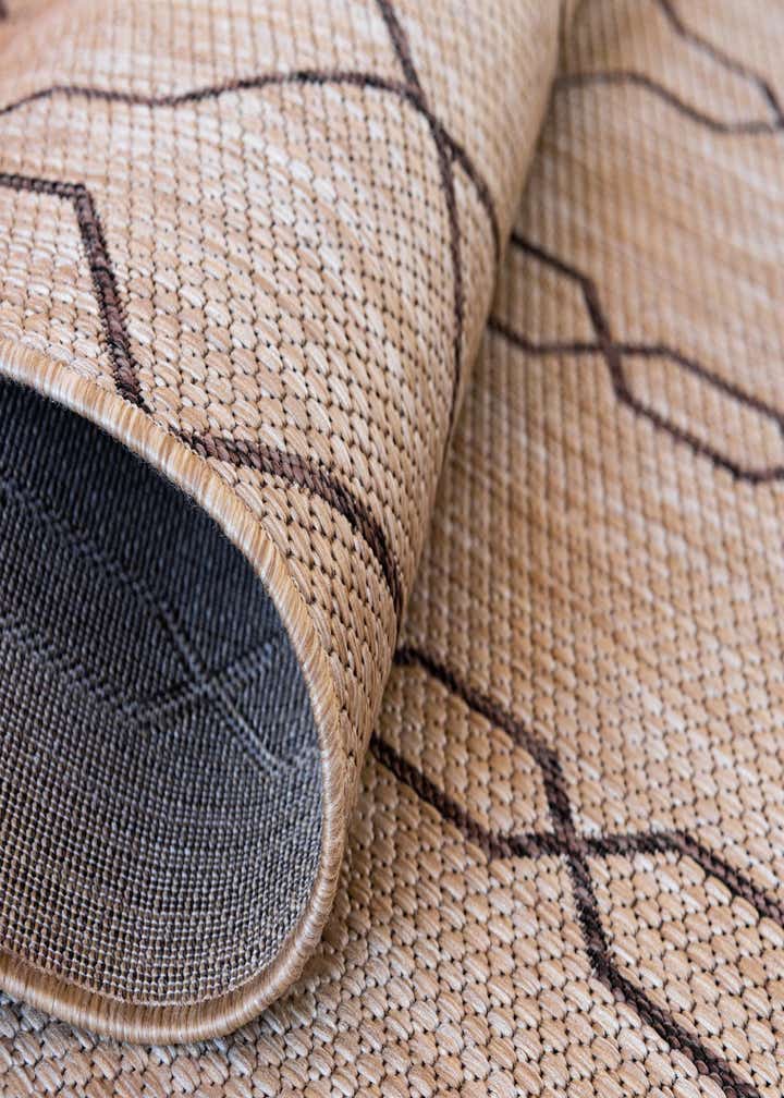 Custom Natural Easy-Clean Lattice Indoor / Outdoor Rug