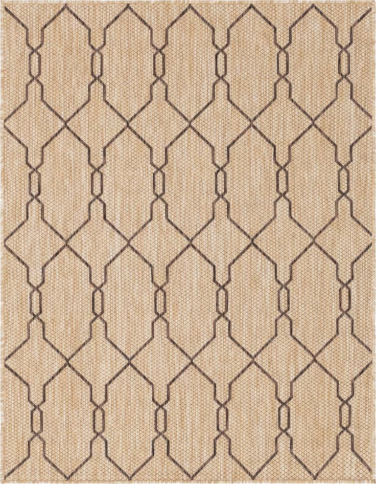 Detail image of 4' x 6' Easy-Clean Lattice Indoor / Outdoor Rug