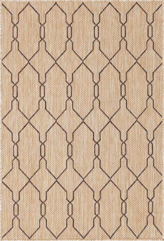 4' x 6' Easy-Clean Lattice Indoor / Outdoor Rug