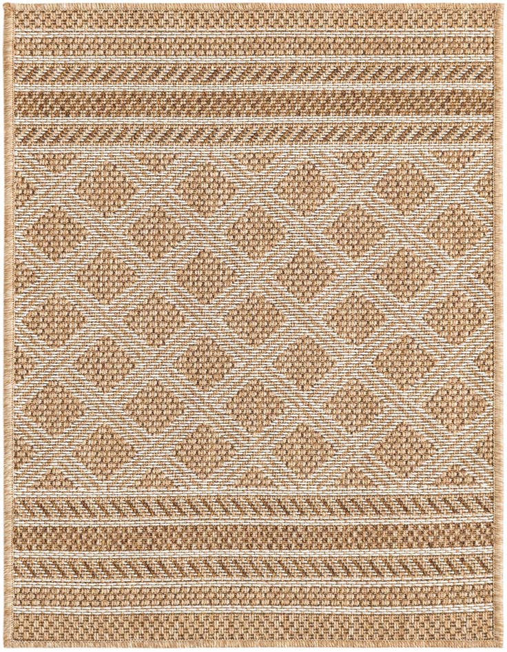 Detail image of 2' x 3' 1 Easy-Clean Lattice Indoor / Outdoor Rug