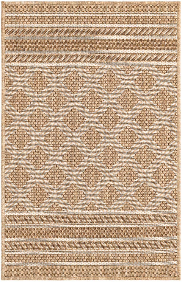 Detail image of 2' x 3' 1 Easy-Clean Lattice Indoor / Outdoor Rug