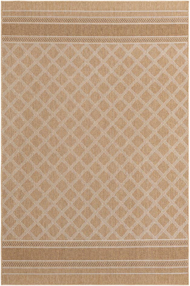 Detail image of 6' 1 x 9' Easy-Clean Lattice Indoor / Outdoor Rug