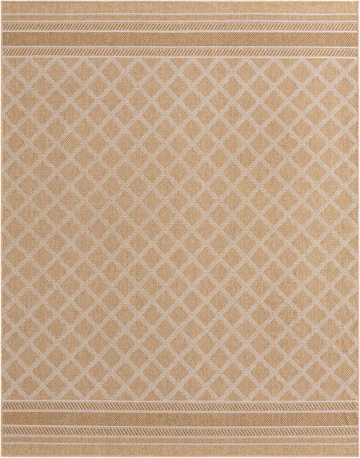 7' 10 x 10' Easy-Clean Lattice Indoor / Outdoor Rug
