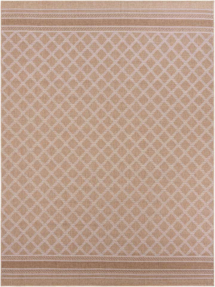 9' x 12' Easy-Clean Lattice Indoor / Outdoor Rug