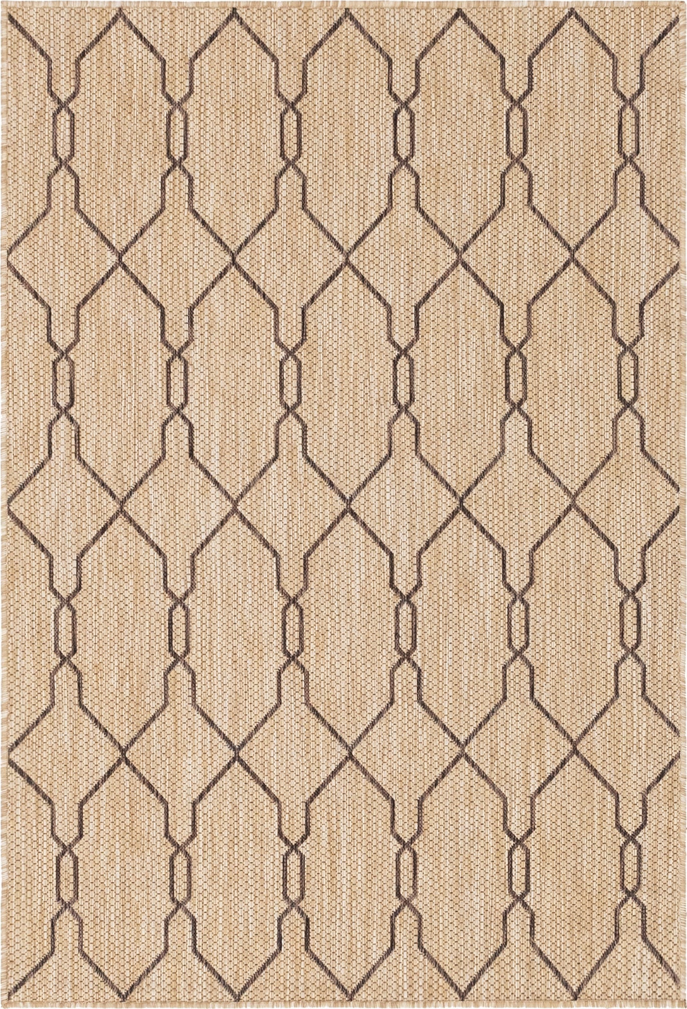 4' x 6' Washable Lattice Indoor / Outdoor Rug