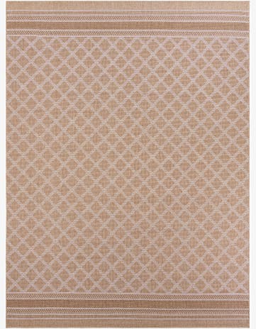 Natural Easy-Clean Lattice Indoor / Outdoor Rug