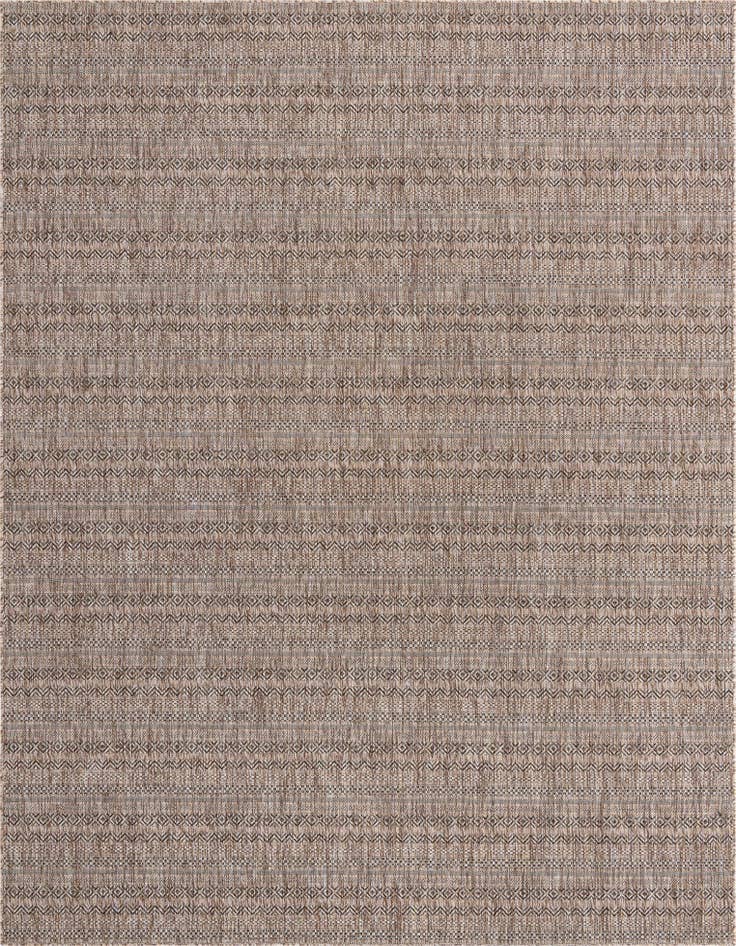 Detail image of 9' x 12' Easy-Clean Ribbon Indoor / Outdoor Rug