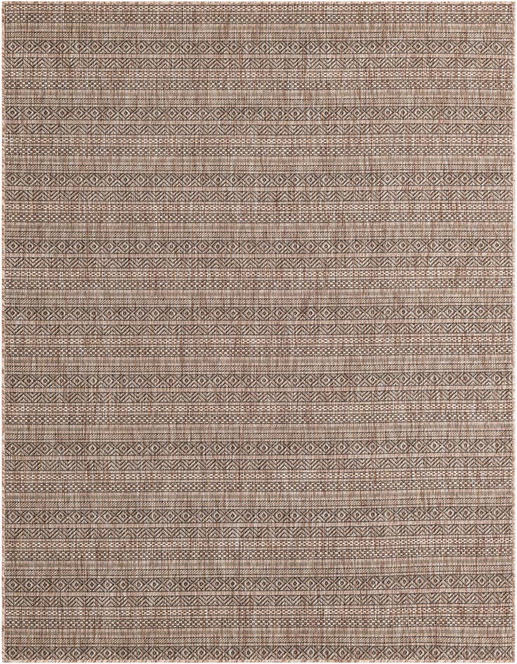 Detail image of 6' x 9' Easy-Clean Ribbon Indoor / Outdoor Rug