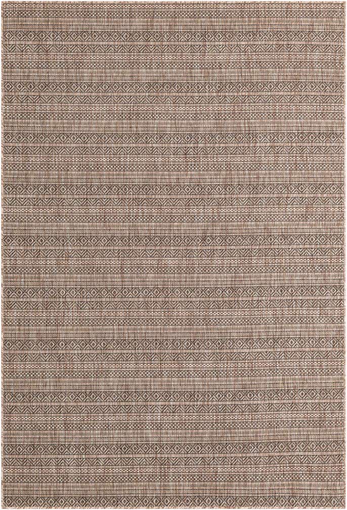 6' x 9' Easy-Clean Ribbon Indoor / Outdoor Rug