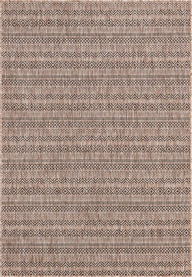 Detail image of 4' x 6' Easy-Clean Ribbon Indoor / Outdoor Rug