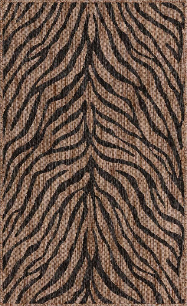 3' x 5' 3 Easy-Clean Safari Indoor / Outdoor Rug