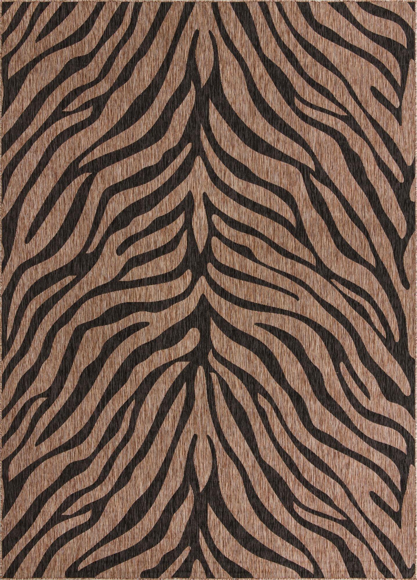 Primary image 10' x 14'  Washable Safari Indoor / Outdoor Rug