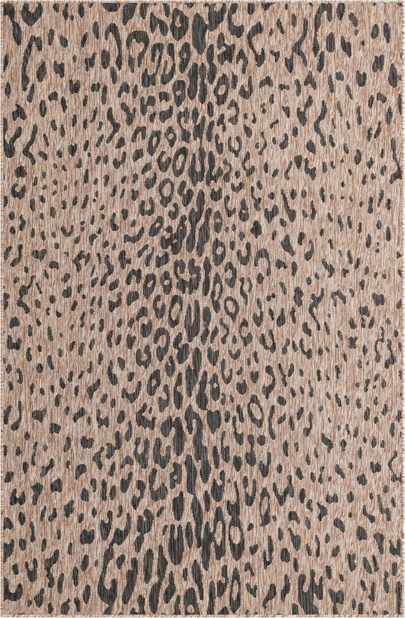 Primary image 5' 3 x 8'  Washable Safari Indoor / Outdoor Rug