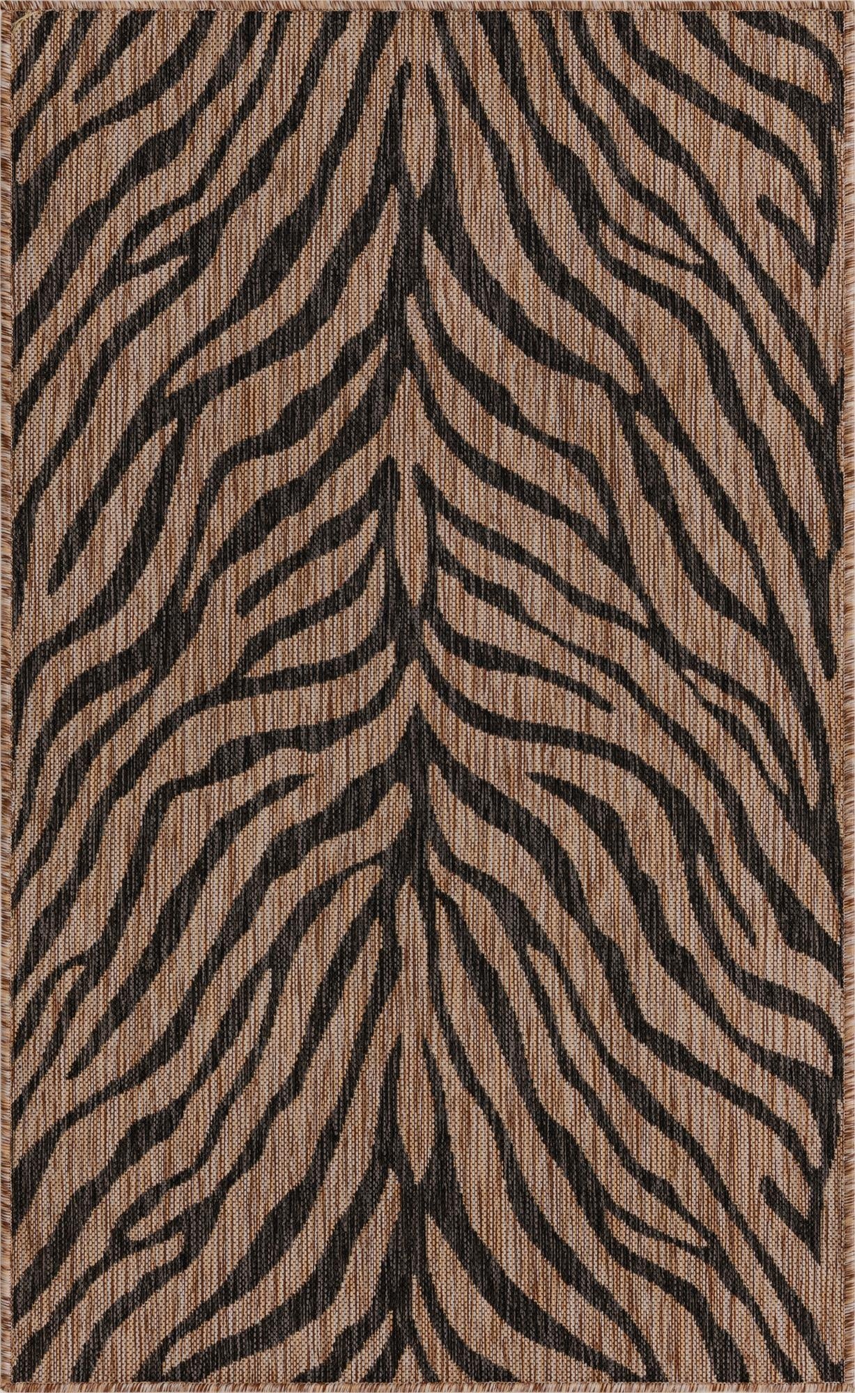 Primary image 3' x 5' 3  Washable Safari Indoor / Outdoor Rug