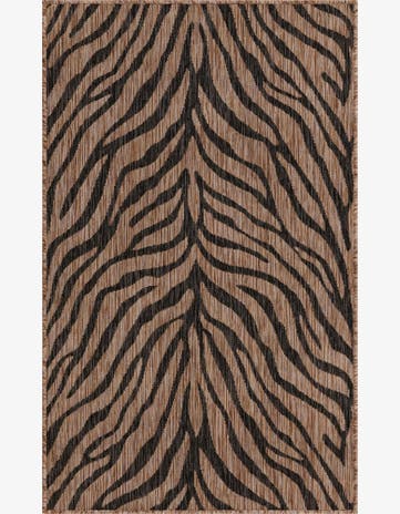 3' x 5' 3 Easy-Clean Safari Indoor / Outdoor Rug