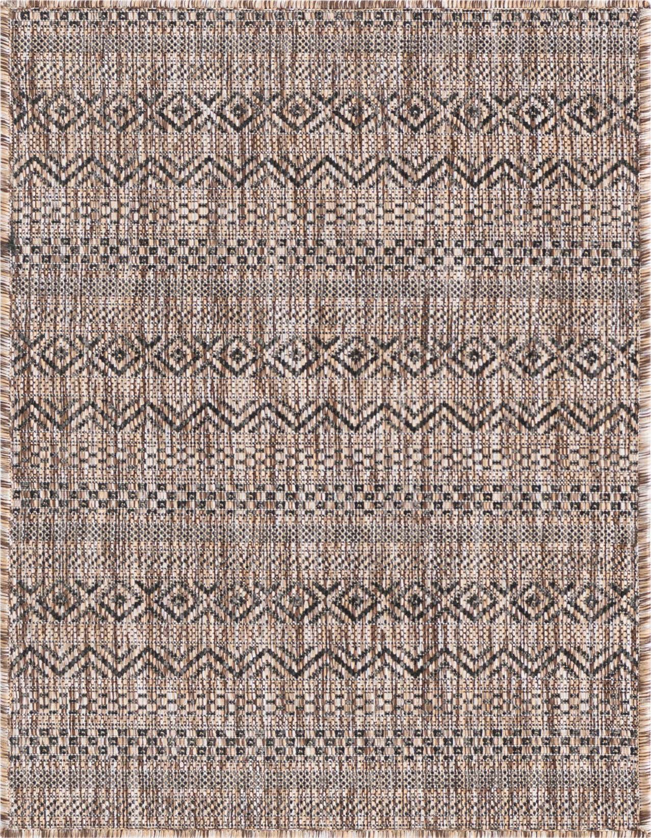 2' x 3' Easy-Clean Striped Indoor / Outdoor Rug