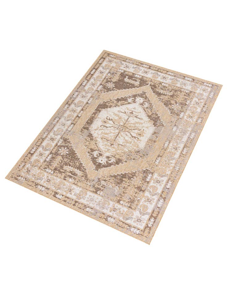 Detail image of 7' x 10'  Washable Traditional Indoor / Outdoor Rug