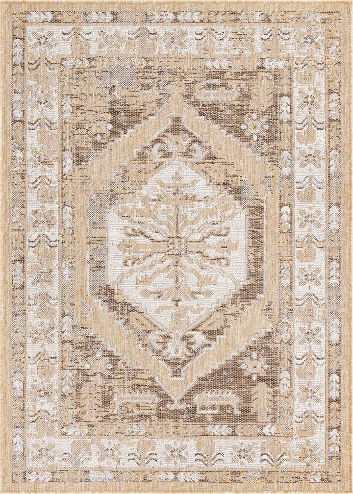 4' x 6' Easy-Clean Traditional Indoor / Outdoor Rug