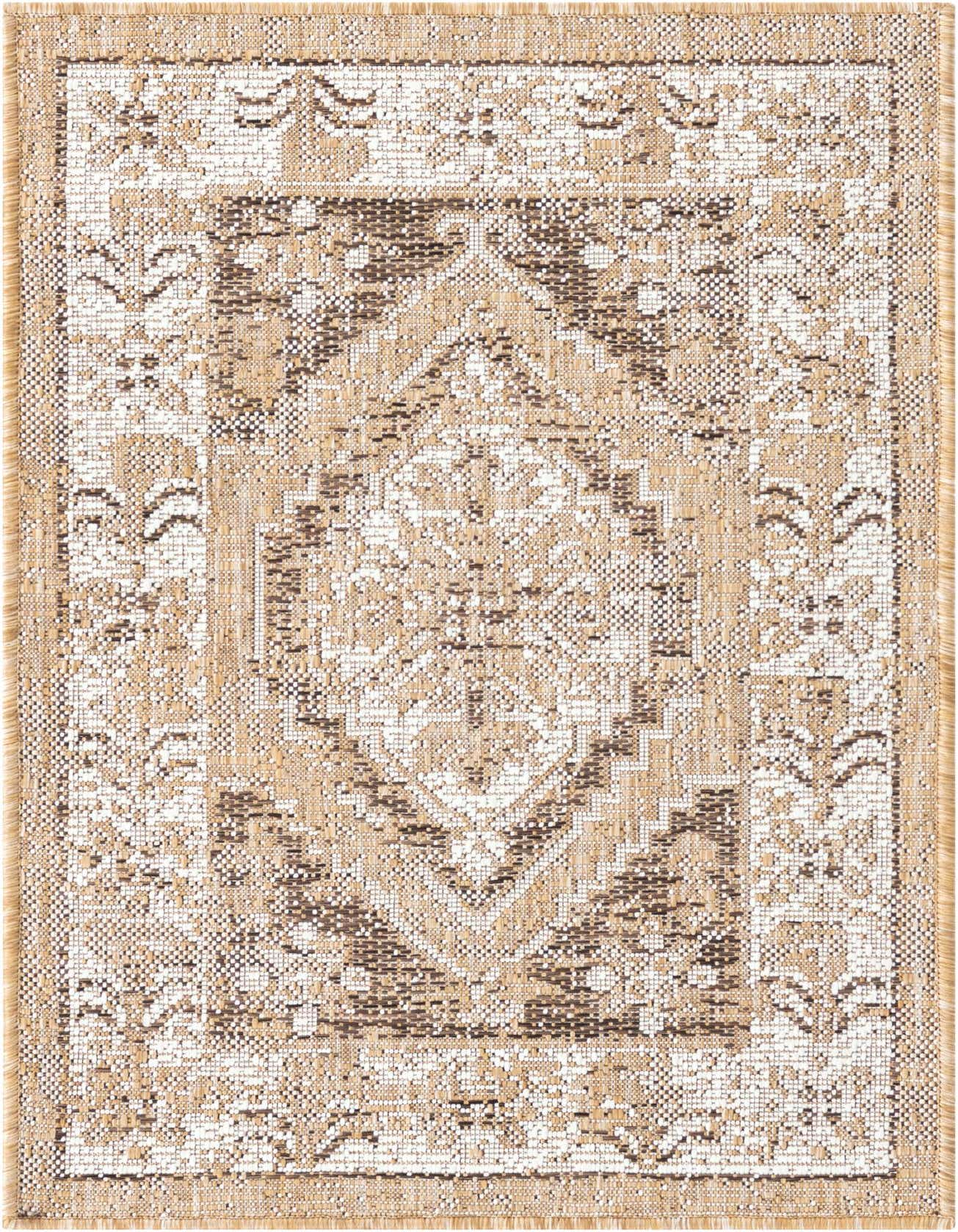 2' x 3' Easy-Clean Traditional Indoor / Outdoor Rug
