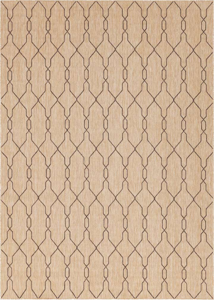 9' x 12' Easy-Clean Trellis Indoor / Outdoor Rug