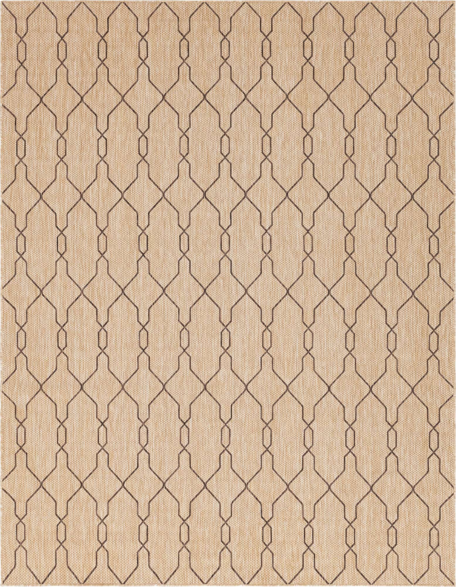 9' x 12' Easy-Clean Trellis Indoor / Outdoor Rug