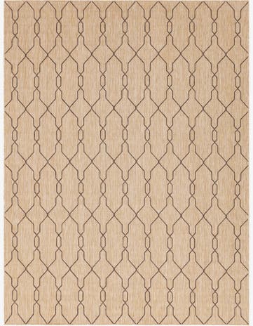 9' x 12' Easy-Clean Trellis Indoor / Outdoor Rug