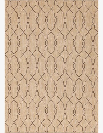8' x 11' 4 Easy-Clean Trellis Indoor / Outdoor Rug