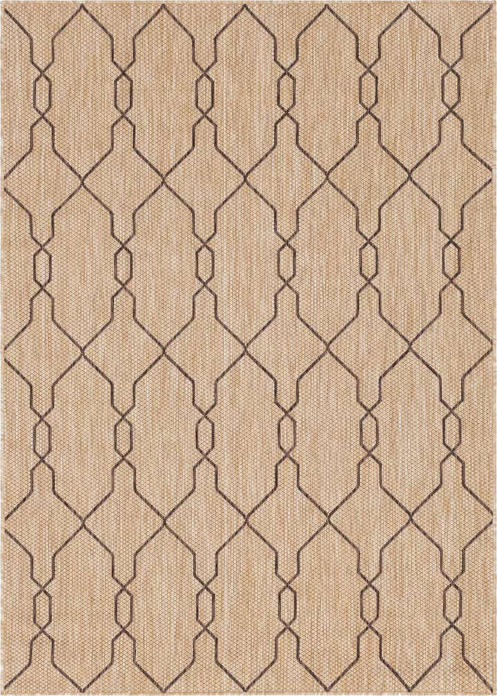 5' x 8' Easy-Clean Trellis Indoor / Outdoor Rug