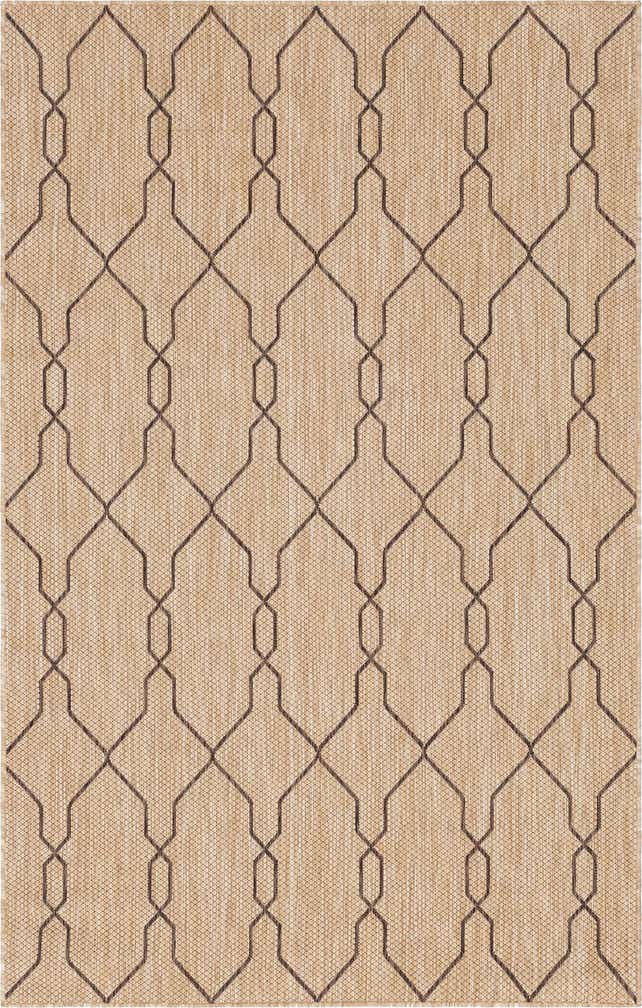 155cm x 245cm Easy-Clean Trellis Indoor / Outdoor Rug