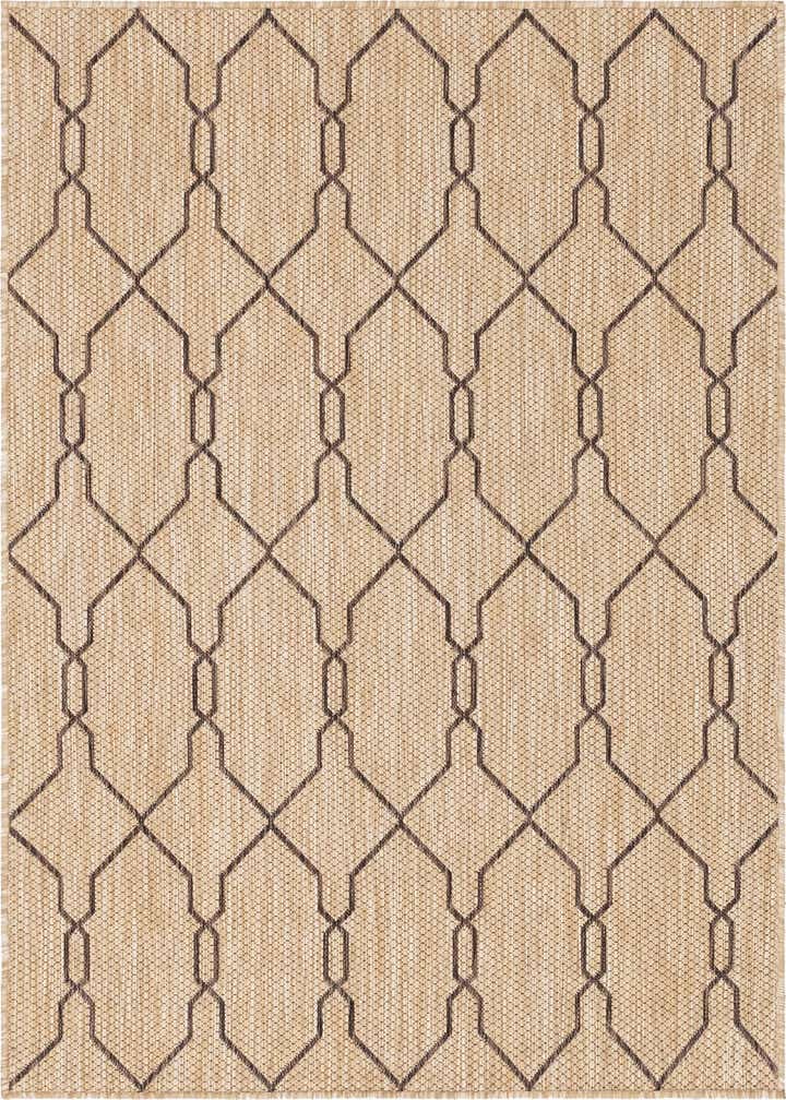 4' x 6' Easy-Clean Trellis Indoor / Outdoor Rug