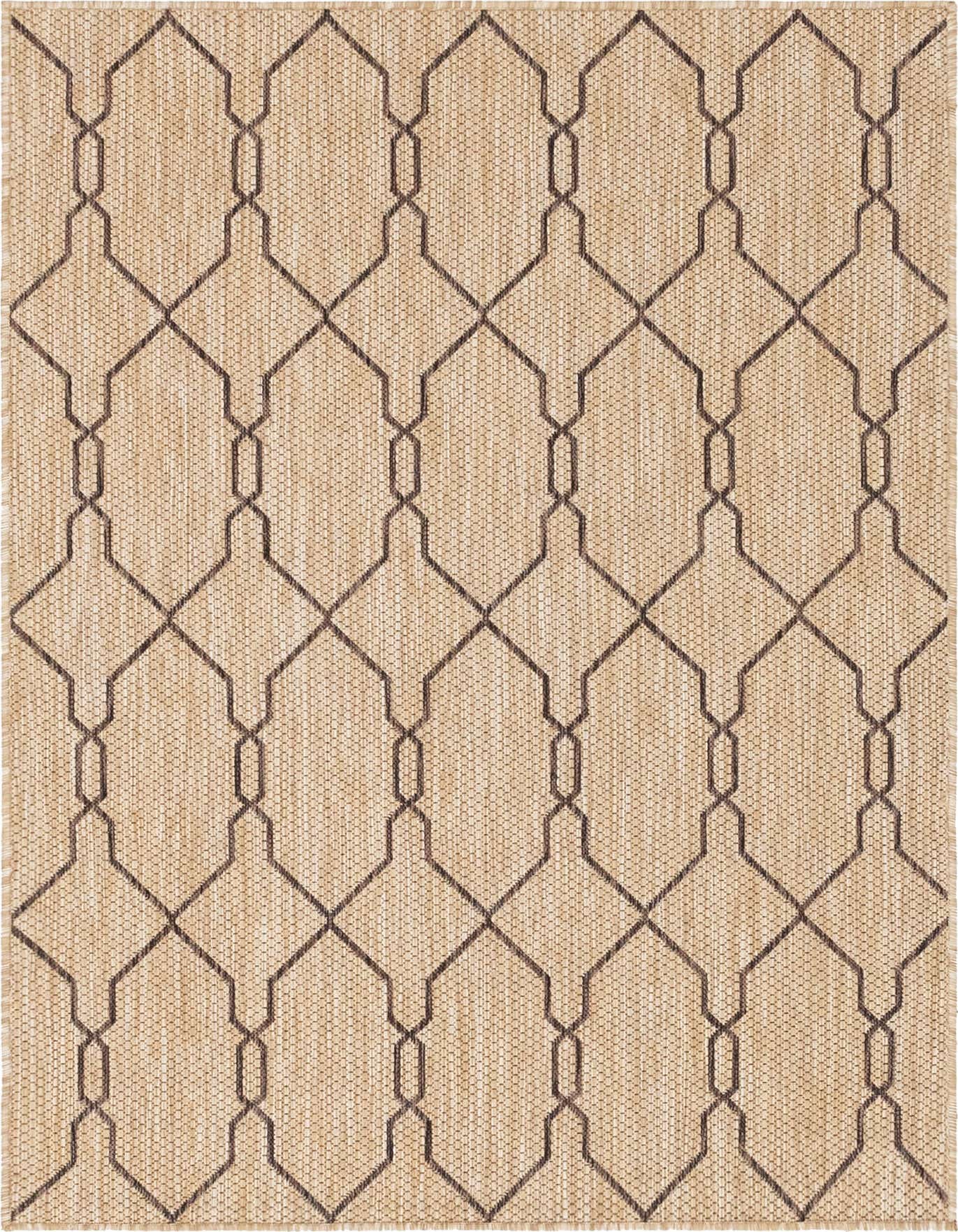 4' x 6' Easy-Clean Trellis Indoor / Outdoor Rug