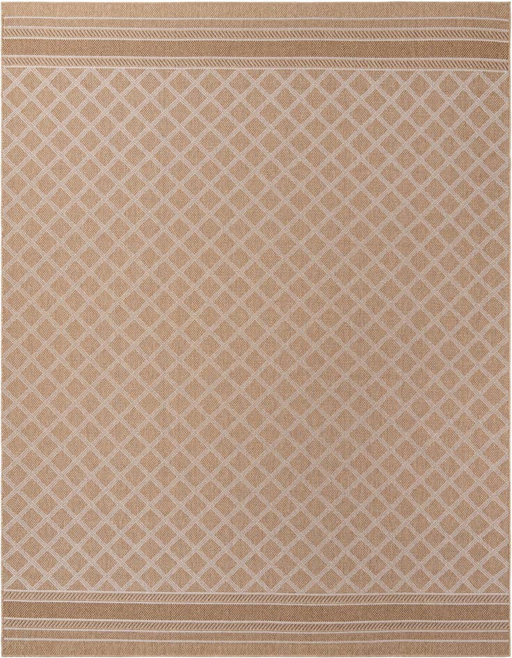 Detail image of 10' x 14' 1 Easy-Clean Trellis Indoor / Outdoor Rug
