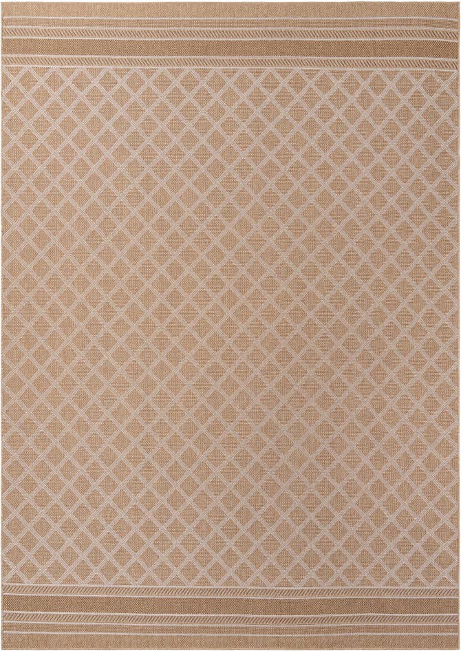 Detail image of 10' x 14' 1 Easy-Clean Trellis Indoor / Outdoor Rug