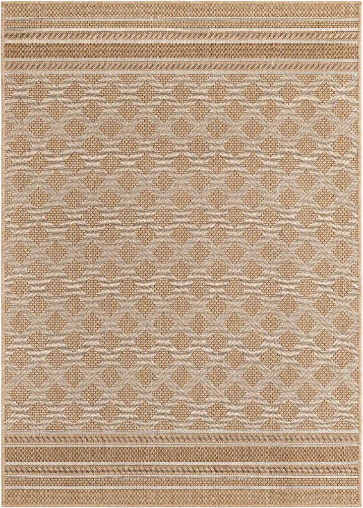 4' 1 x 6' 1 Easy-Clean Trellis Indoor / Outdoor Rug