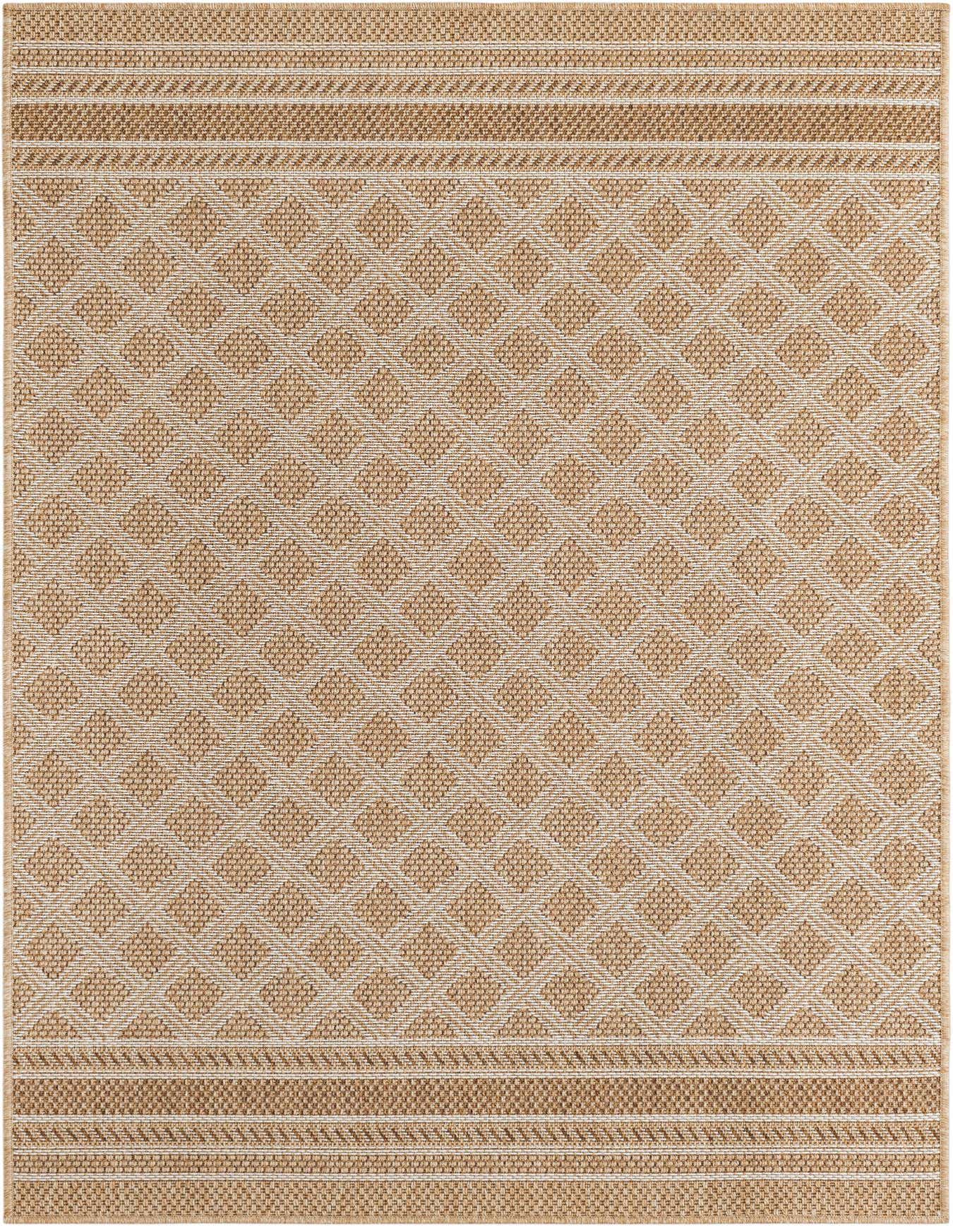 4' 1 x 6' 1 Easy-Clean Trellis Indoor / Outdoor Rug