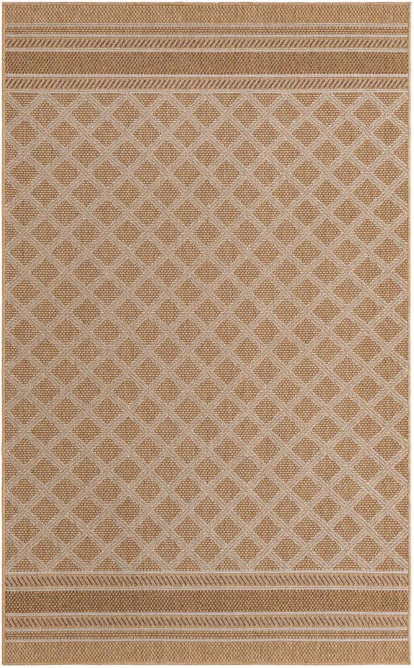 Detail image of 5' 1 x 8' Easy-Clean Trellis Indoor / Outdoor Rug